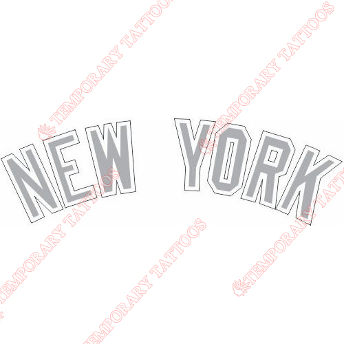 New York Yankees Customize Temporary Tattoos Stickers NO.1772
